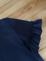 CeCe Bell Sleeve Navy Blouse XL