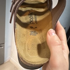 Papillio by Birkenstock Womens Pink Wedge Slide Sandals Buckle EU 36 Narrow
