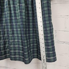 Madewell Green Navy Plaid Wrap Dress Womens S Puff Balloon Sleeve Mini Babydoll