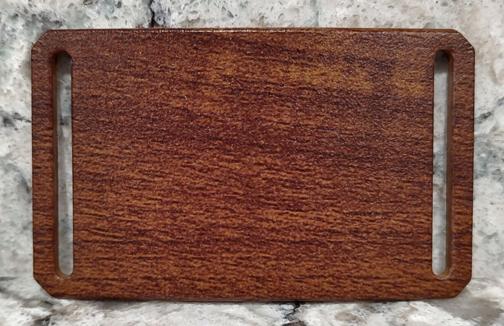 GRIP6 BELT BUCKLE – CRAFTSMAN WALNUT WOOD LOOK – 1.5 INCH WIDE