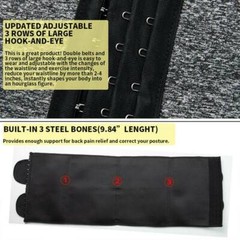 Best Neoprene Waist Trimmer Belt – Waste Trainer Trainers Band for Workout Belt