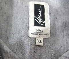 Howe-Mens Short Sleeve-Casual Button Down Shirt-XL Extra Large-Gray-100% Cotton