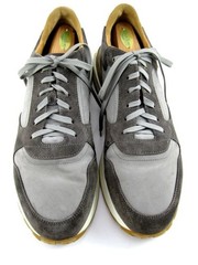 Allen Edmonds “LIONEL” Lace-Up Suede Dress Sneakers 13 D Grey (683N)
