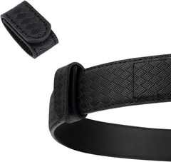TACNEX Genuine Leather Belt Keeper 1 3/8″ – 1 1/2″ Wide Men’s Belt Loop Stays