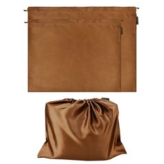 2 Pack Dust Bags for Handbags 23.6 in x 19.6 in, x 15.7 Brown