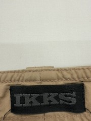 IKKS Women’s Khaki Cargo Utility Skirt Size 36 Zip Detail Pocket Midi Skirt