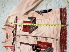 RWBY Anime Custom Patchwork Jean Jacket
