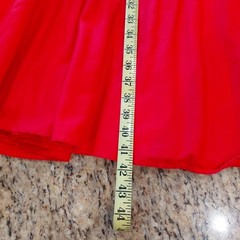 GRACE KARIN Women’s Red Sleeveless Midi Dress Size 3XL Cottton Blend Back Zip