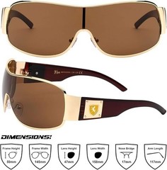Block – Curved One Piece Shield Women Sunglasses Outdoor Party Shades Designer