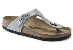 Birkenstock Gizeh thong sandals Silver women’s size 9 EU 40 Casual Travel Beach