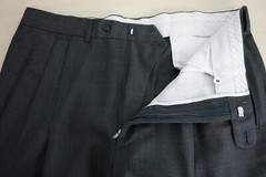 Ermenegildo Zegna Brown Nailhead Multicolor Windowpane Silk Blend 2 Pc Suit 44L