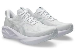 ASICS NOVABLAST 5 1011B974 100 White Piedmont Grey Men Running STANDARD Shoes