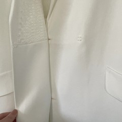 Rime Arodaky Jax Mini Dress Belted Lace Trimmed Crepe Wrap White Size US 6 FR 38