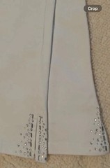 NYDJ Women’s Lift Tuck Crop Jeans, Ariel, Size 14, Optic White, NWT