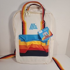 ALDI Gear Backpack Cream Rainbow 09-2023 Release Padded Laptop Inner Sleeve NEW
