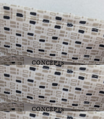 Concepts by Claiborne Men’s Shirt Size M Beige Geometric Print Short Sleeve