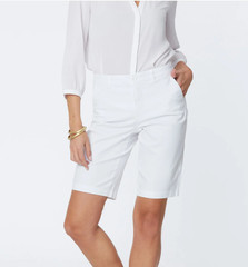 NYDJ bermuda shorts optic white, size 8, great condition