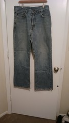 Vintte Abercrombie Men’s Blue Denim Jeans Straight Leg Regular Fit Size33