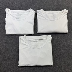 Lot Of 3 Mack Weldon Shirt Mens 2XL White Airknit Crewneck Undershirt Breathable