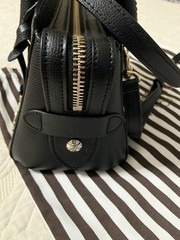 HENRI BENDEL W57th Black Mini Carryall Leather Crossbody Bag