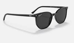 Ray-Ban Elliot Polished Black/Black Polarized 52 mm Sunglasses RB2197 901/48 52
