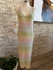 NWT – RVCA Wildfire Dress – Size L / XL – Pastel/Metallic