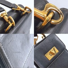 GUCCI Turn Lock Mini Crossbody Bag Women Auth 6.10 x 3.93 x 1.57inch