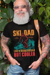 Men’s Ski Dad T-shirt Skiing dad Father’s day Christmas Fathers skiing gift
