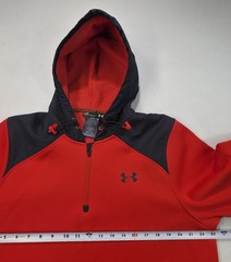 Under Armour Storm ColdGear Infrared Hoodie Jacket Mens Gray Neon LIMITED USE