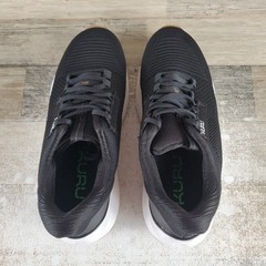 Kuru Atom 2 Womens Shoes Sz 8 W Running Jet Black Desert Tan Lace Up Sneakers