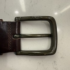 BANANA REPUBLIC Brown Made in Italy Genuine Leater Belt size 32 ￼