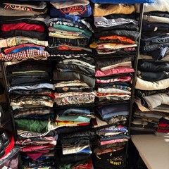 10 Piece Bulk Clothing Bundle Lot Mystery Box Random Used Logo Read Description