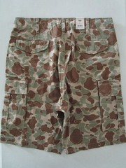 LEVI’S MEN’S 100% COTTON CARRIER CARGO SHORTS BROWN/TAN/OLIVE CAMOUFLAGE SIZE 40