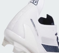 NWT adidas Adizero Electric Mens Football Cleats White Navy Blue IE6290 Sz 9