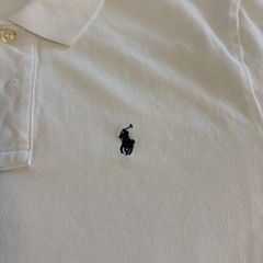 Polo Ralph Lauren Classic Fit Polo Shirt Youth XL White Short Sleeve Preppy