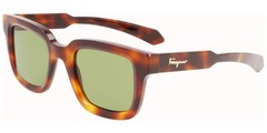 Ferragamo Men’s Square Sunglasses w 5-Barrel Steel Hinges SF1064SCP – Italy