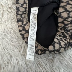 Varley Animal Print Sports Bra Medium