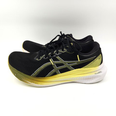 Asics Gel-Kayano 30 Shoes Mens Size 11.5 Wide Black Running Athletic Glow Yellow