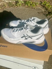 Asics Gel Dedicate 8 White Pure Silver, Size 9 (40.5)