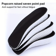 2× Comfort Boost Height Increase Insoles Arch Support Invisible Heel Lift Pads