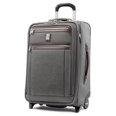 Travelpro Platinum Elite Softside Expandable Luggage, 2 Wheel Grey 22 Inch U1