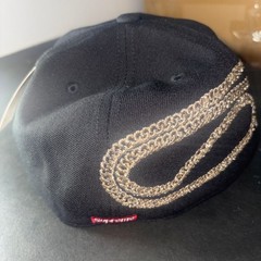 New Era 59Fifty Supreme S Logo SFitted Hat Size 71/2 black