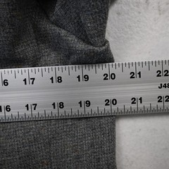 Vtg USA Made 40L Gray Check Wool Tweed Mens Blazer Suit Jacket Sport Coat