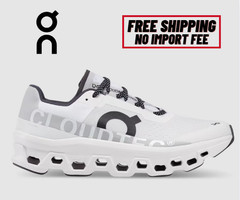 SALE! Auth On. Men’s Cloudmonster Running Shoes All White No Import Fee