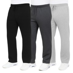 Men’s Classic Heavyweight Fleece Sweatpants with Open Bottom (S-3XL) – Free Ship