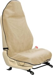Waterproof Car Seat Cover Towel, Non-Slip Car Seat Protector for Color: Beige