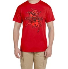 Sepultura Metal Group Men’s T-Shirt (Multiple Variations)