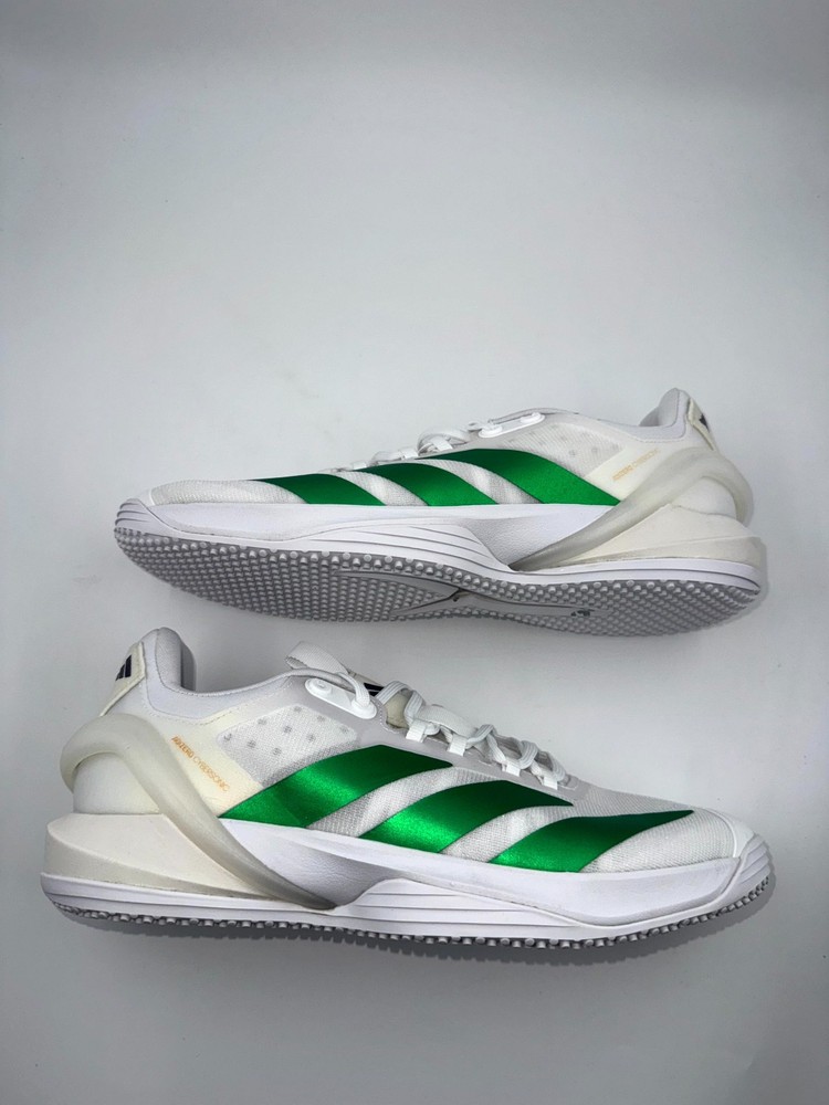 Adidas Adizero Cybersonic 2 Mens White Lace Up Pickleball Tennis Shoes JP7376