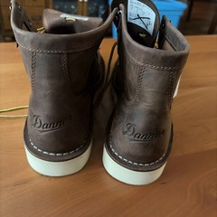 Danner Men’s Size US 10 Bull Run Moc Toe 6″ Brown Steel Toe Work Boots 15564