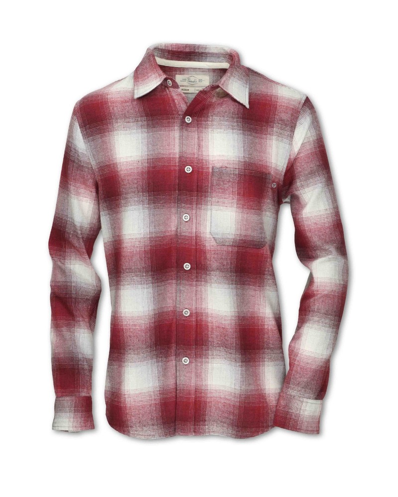 Purnell – Men’s Vintage Plaid Flannel Casual Button Up Shirt – Red – NWT – XL